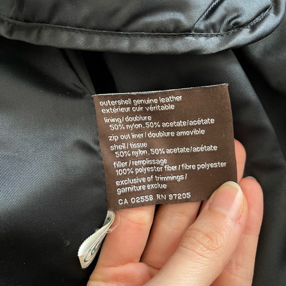 Real Leather jacket with strap belt - Picture 3 of 11